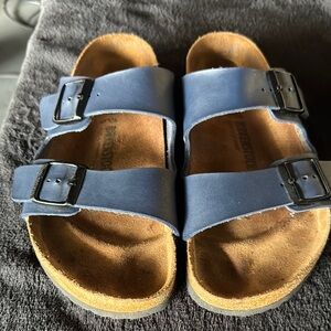 Birkenstock Blue Sandals with Adjustable Straps